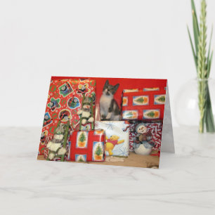 Kerst van Bob - Cat / Kitten Feestdagen Kaart