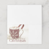 kerst van Caca Merry Plaatskaartje (Buitenkant ongevouwen)