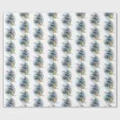 Kerst van Cairn Terrier Cadeaupapier (Vlak)