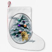 Kerst van Cairn Terrier Kleine Kerstsok (Voorkant)
