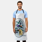 Kerst van Cairn Terrier Schort (Gedragen)