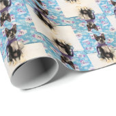 Kerst van cowboy - kat / keukenpapier cadeaupapier (Rol Hoek)
