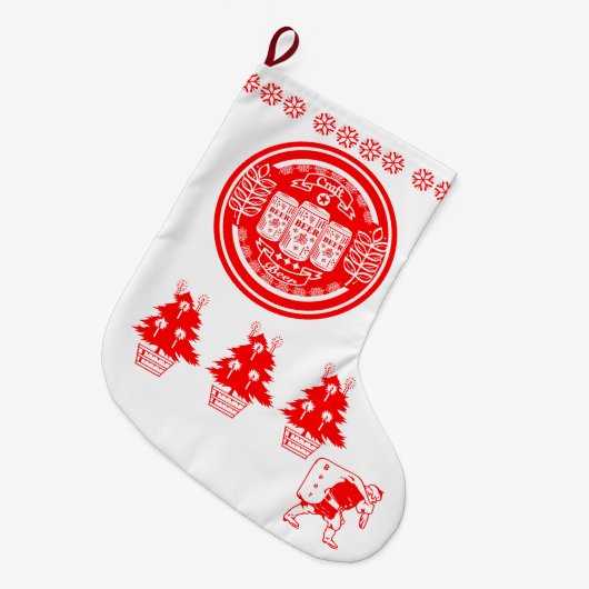 Kerst van Craft Beer - Bierblikjes Grote Kerstsok (Voorkant (Hangend))