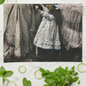  kerst van Creepy Theedoek (Gevouwen)