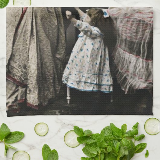  kerst van Creepy Theedoek (Gevouwen)