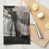  kerst van Creepy Theedoek (Quarter Fold)