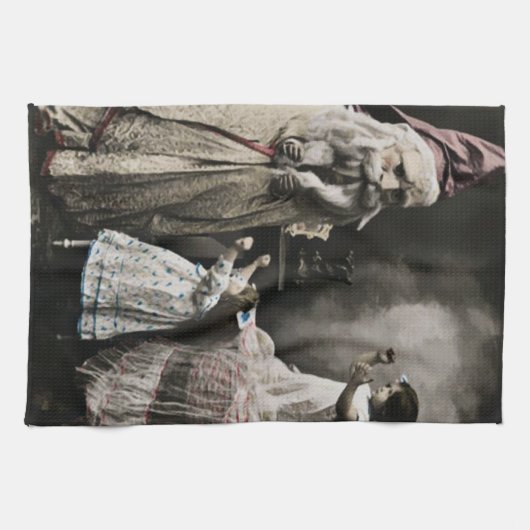  kerst van Creepy Theedoek (Horizontaal)