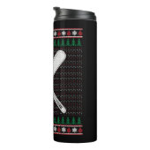 Kerst van cricket thermosbeker (Geroteerd rechts)