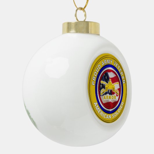 Kerst van de Armor Keramische Bal Ornament (Links)