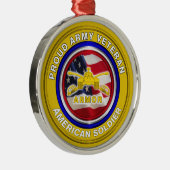 Kerst van de Armor Metalen Ornament (Rechts)
