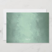 Kerst van de bosdierentuin Rustic Woodland Kaart (Achterkant)