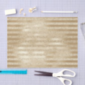 Kerst van de Champagne: Glittery Gold Stripes Tissuepapier (Craft)