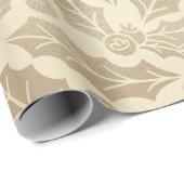 Kerst van de Champagne: Holly Leaves en Berries Cadeaupapier (Rol Hoek)