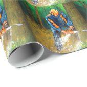 Kerst van de chirurg rond Birthday Cadeaupapier (Rol Hoek)