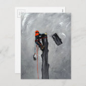 Kerst van de chirurg rond Birthday Feestdagenkaart (Voorkant / Achterkant)