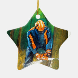 Kerst van de chirurg rond Birthday Keramisch Ornament