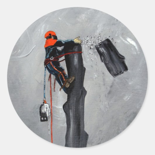 Kerst van de chirurg rond Birthday Ronde Sticker (Voorkant)