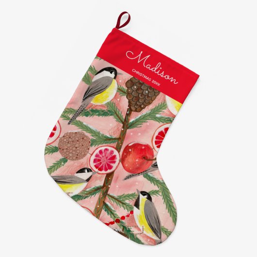 Kerst van de cichorei grote kerstsok (Voorkant (Hangend))