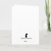 Kerst van de eekhoorn feestdagen kaart (Achterkant)