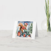 Kerst van de eekhoorn kaart (Voorkant)