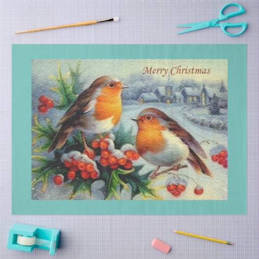  kerst van de Elegant Merry Tissuepapier (Craft)