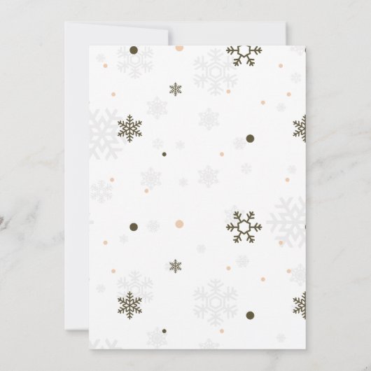 Kerst van de feestdag in het keukenhuis (Achterkant)