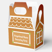 Kerst van de feestdag in het keukenhuis bedankdoosjes (Geopend)