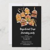 Kerst van de feestdag in het keukenhuis kaart (Voorkant)