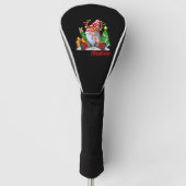 Kerst van de feestelijke kerst golfheadcover (Voorkant)