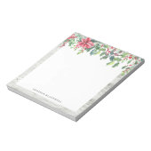 Kerst van de gevarieerde Mistletoe - Gepersonalise Notitieblok (Linkerzijde)