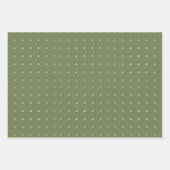 Kerst van de gevechtsruimte Zacht Groen Inpakpapier Vel (Voorkant 2)