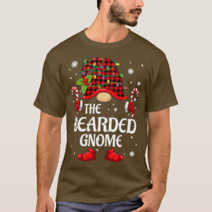 Kerst van de Gnome Familie Pajama T-shirt