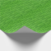 Kerst van de groene bekabeling cadeaupapier (Hoek)
