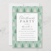 Kerst van de groene kerstboom kaart (Voorkant)