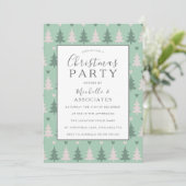 Kerst van de groene kerstboom kaart (Staand voorkant)