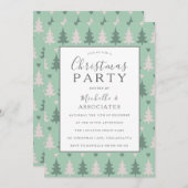 Kerst van de groene kerstboom kaart (Voorkant / Achterkant)