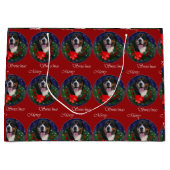 Kerst van de grote Zwitserse berghond Groot Cadeauzakje (Voorkant)