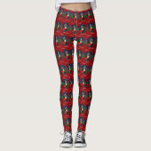 Kerst van de grote Zwitserse berghond Leggings (Voorkant)
