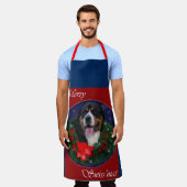 Kerst van de grote Zwitserse berghond Schort (Gedragen)