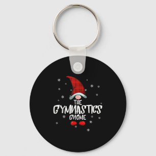 Kerst van de gymnastiekfamilie Kerstmis Pajama Gym Sleutelhanger