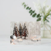 Kerst van de Kaarsenboom Briefkaart (Staand voorkant)