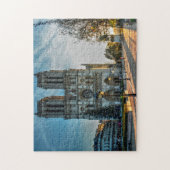 Kerst van de kathedraal van Notre Dame Legpuzzel (Verticaal)