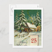  kerst van de kerst feestdagenkaart (Voorkant / Achterkant)