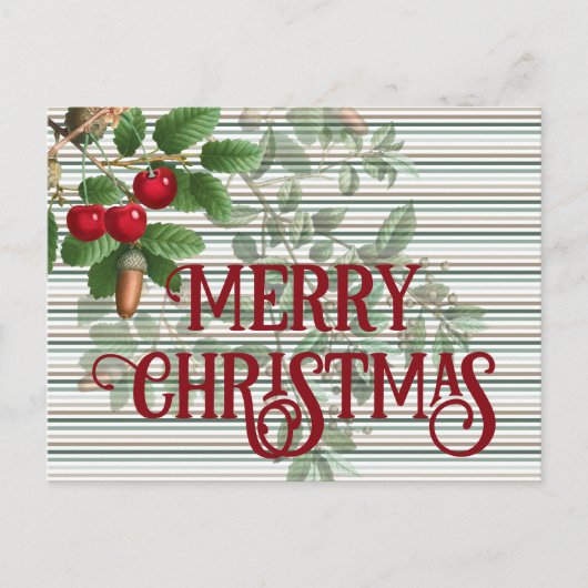 Kerst van de kerst - Kerstmis met Vintage Feestdagenkaart (Voorkant)