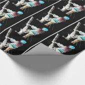 Kerst van de kerst van de chirurg-chirurg cadeaupapier (Hoek)