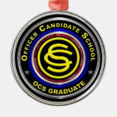 Kerst van de kerst van de legerofficier metalen ornament (Voorkant)