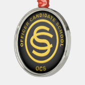 Kerst van de kerst van de legerofficier metalen ornament (Links)