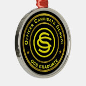 Kerst van de kerst van de legerofficier metalen ornament (Rechts)