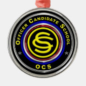 Kerst van de kerst van de legerofficier metalen ornament (Voorkant)