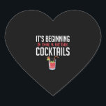 Kerst van de kerstcadeau voor de barman hart sticker<br><div class="desc">Kerst van de kerstcadeau voor de barman</div>